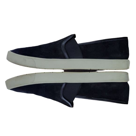 Vince Womens Shoes Size 8 38 Black Suede Slip On Loafers Comfort Shoes Sneakers - Picture 7 of 12
